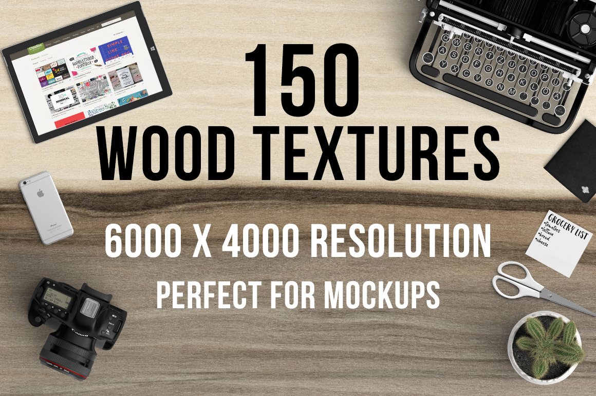 150 Real Wood Grain Texture Images cover image.