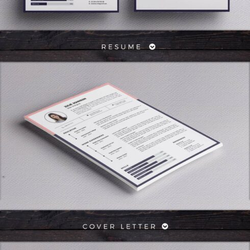 Modern Resume & CV Template cover image.