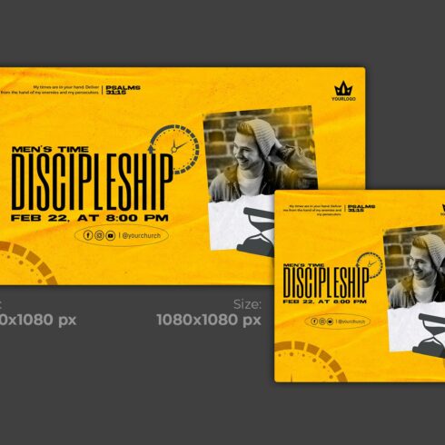 Church Flyer Discipleship cover image.