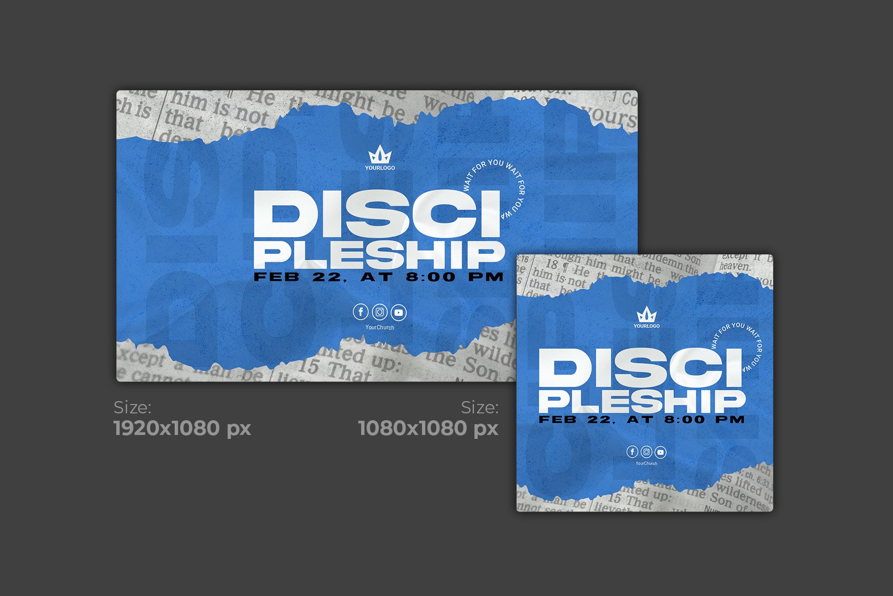 Church Flyer Discipleship cover image.