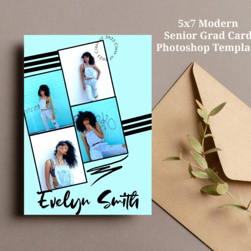 Modern Photoshop Grad Card Bundle cover image.