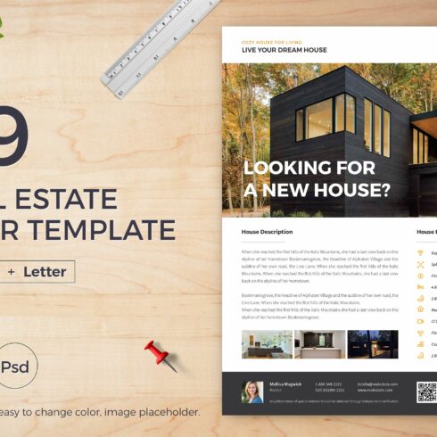 Real Estate Flyer 49 - Slidewerk cover image.