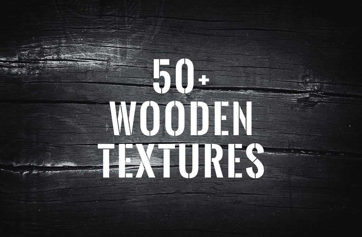 50+ Wood Textures & Backgrounds Pack cover image.