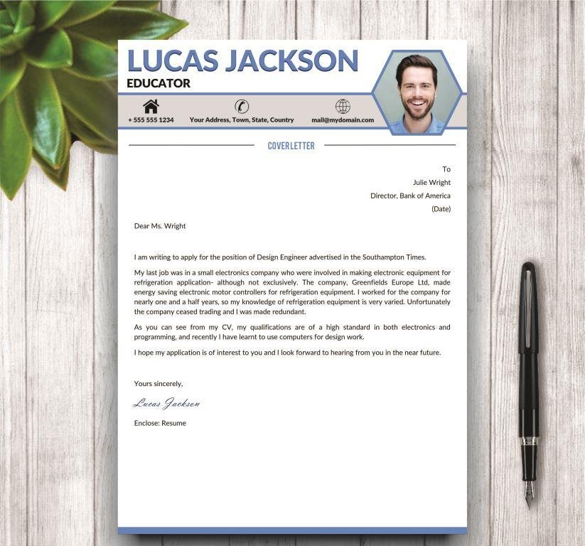 mockup template cover letter 538