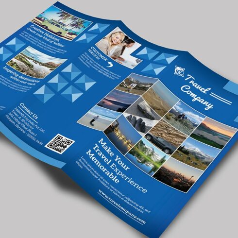 Travel Tri Fold  Brochure cover image.