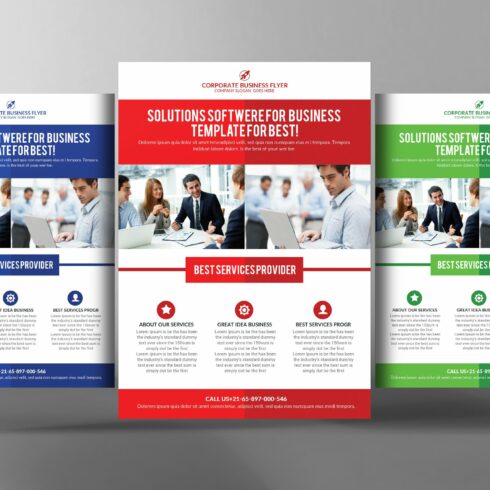 Perfect Corporate Flyer Template cover image.