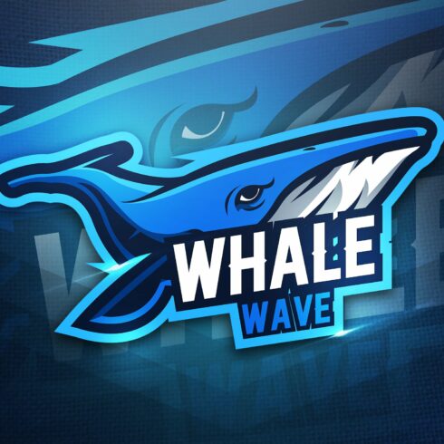 Whale Wave - Mascot & Esport Logo cover image.
