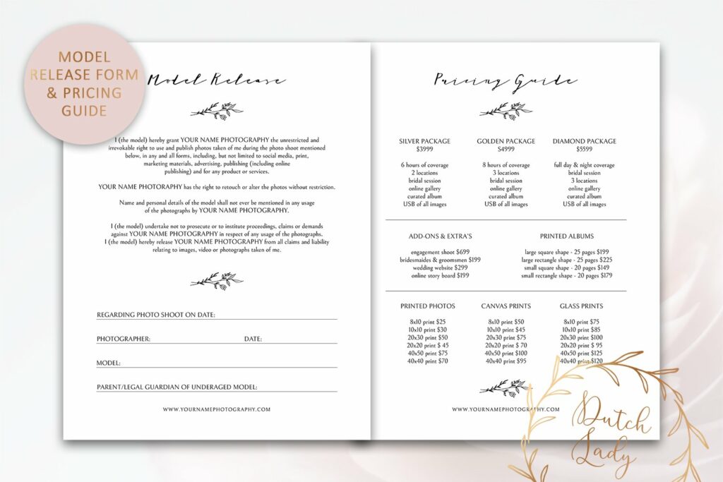 Photography Business Contract Bundle – MasterBundles