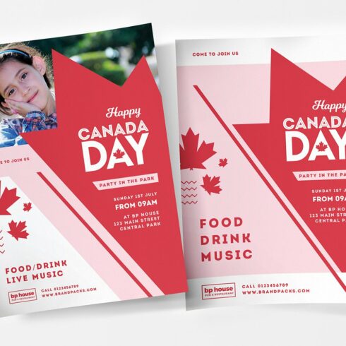 Canada Day Flyer / Poster Templates cover image.