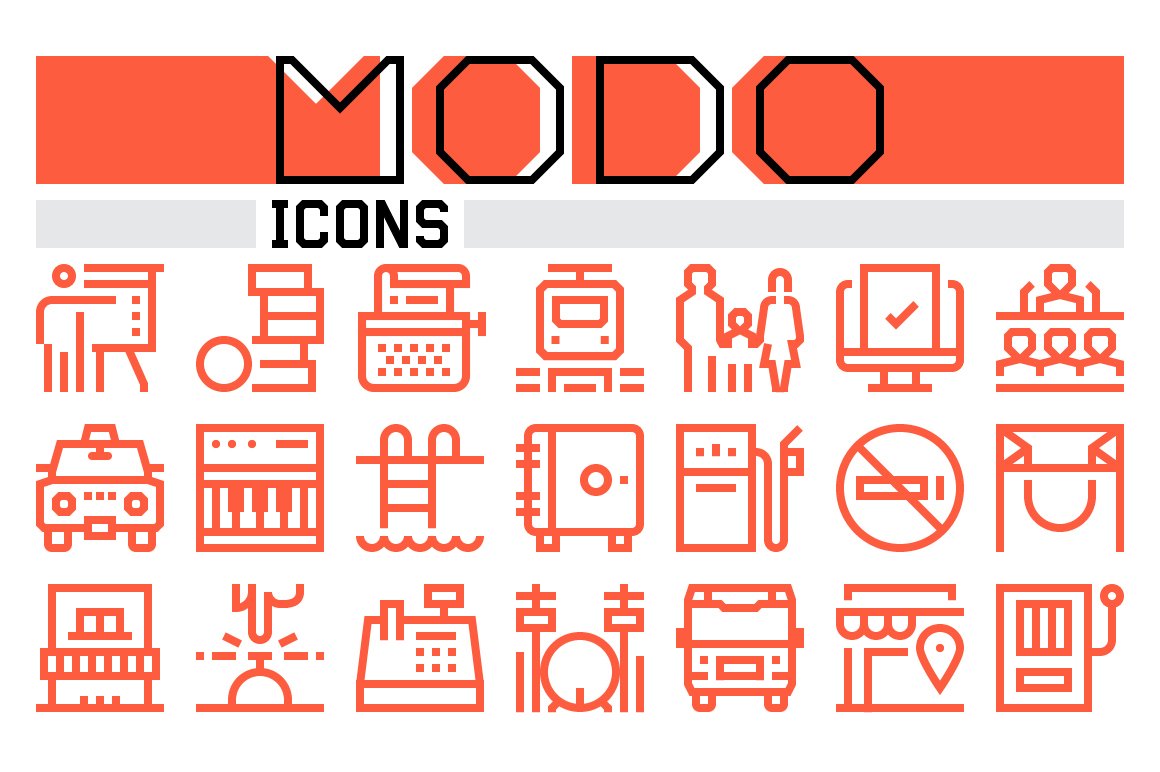 Modo Icons Collection cover image.