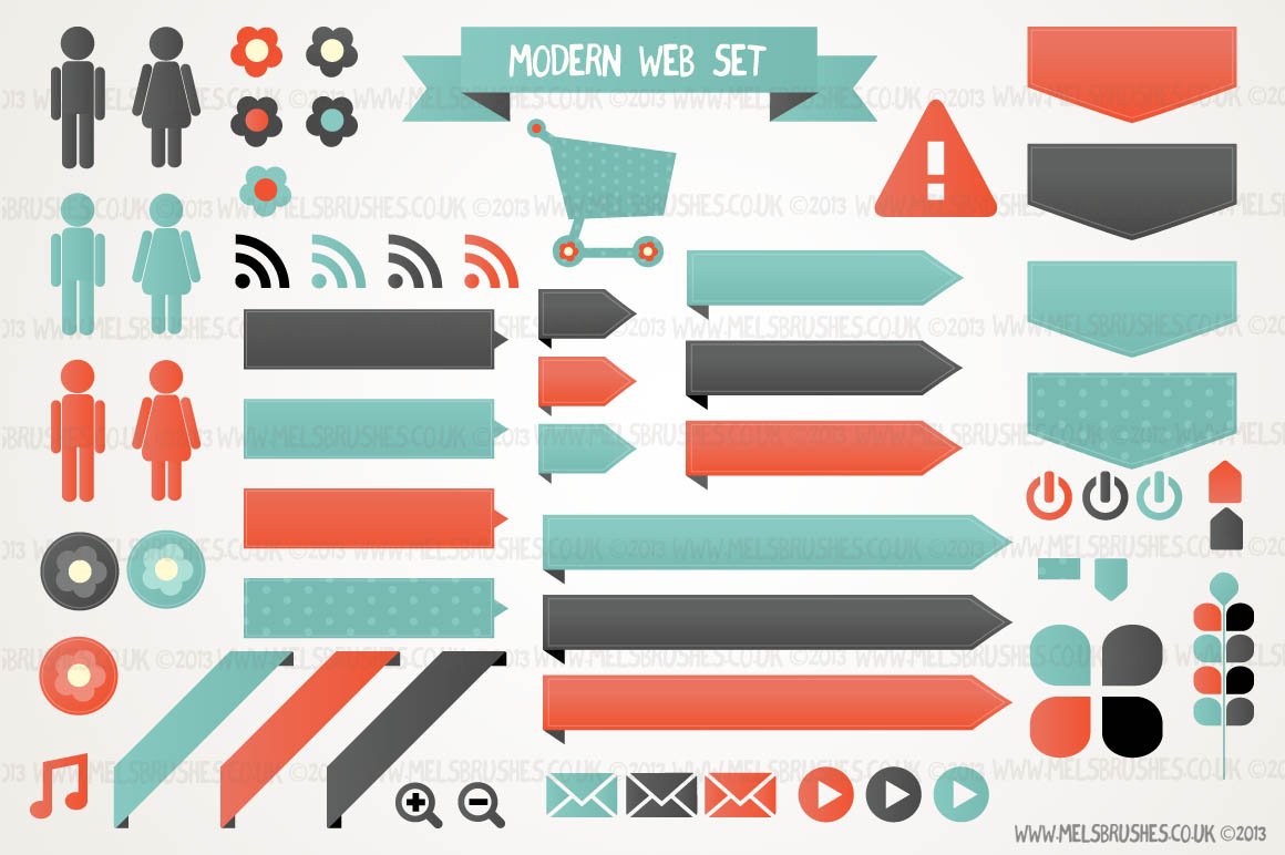 Modern Web Set cover image.