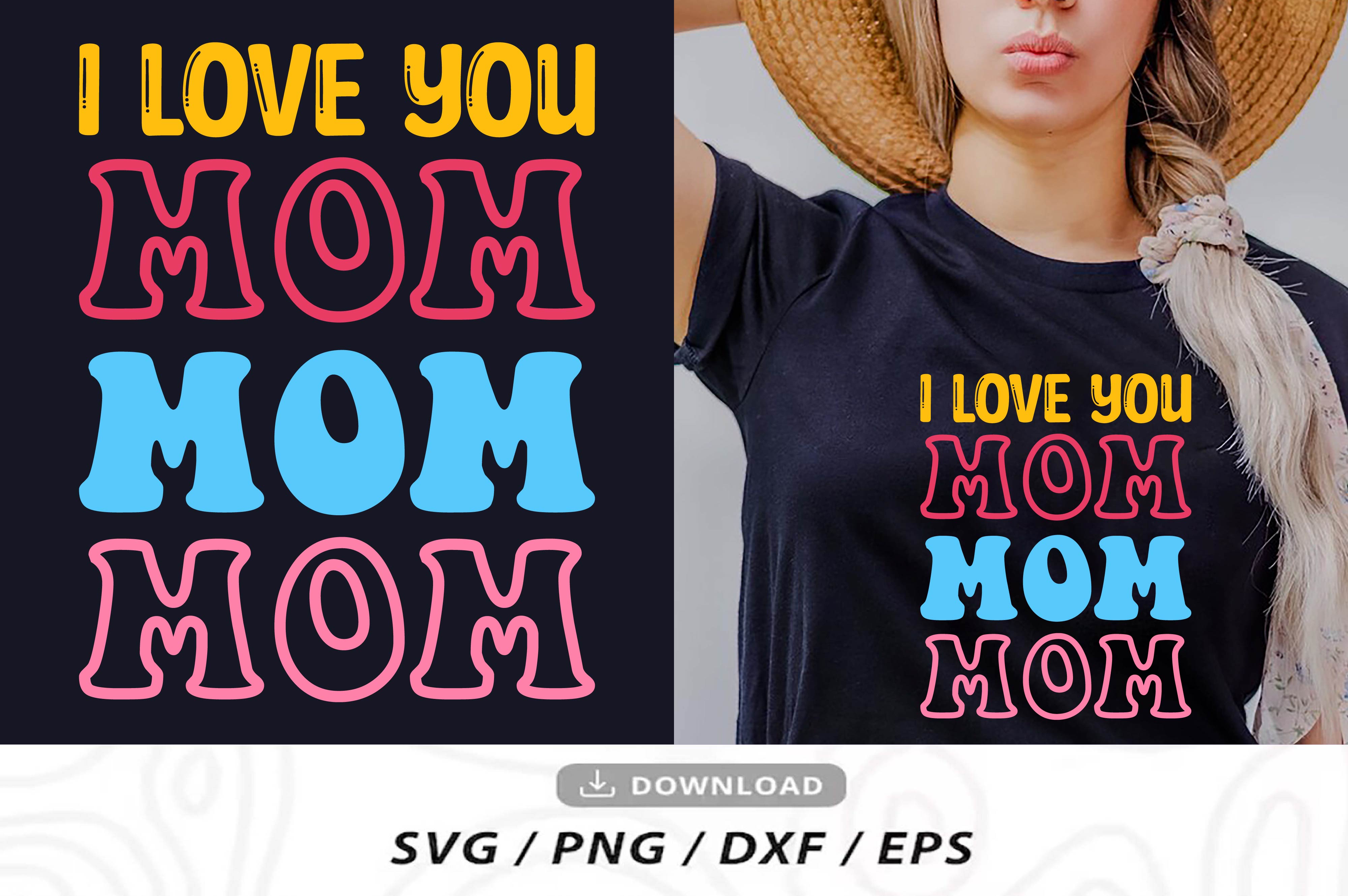 Woman wearing a hat and a t - shirt that says i love you mom.