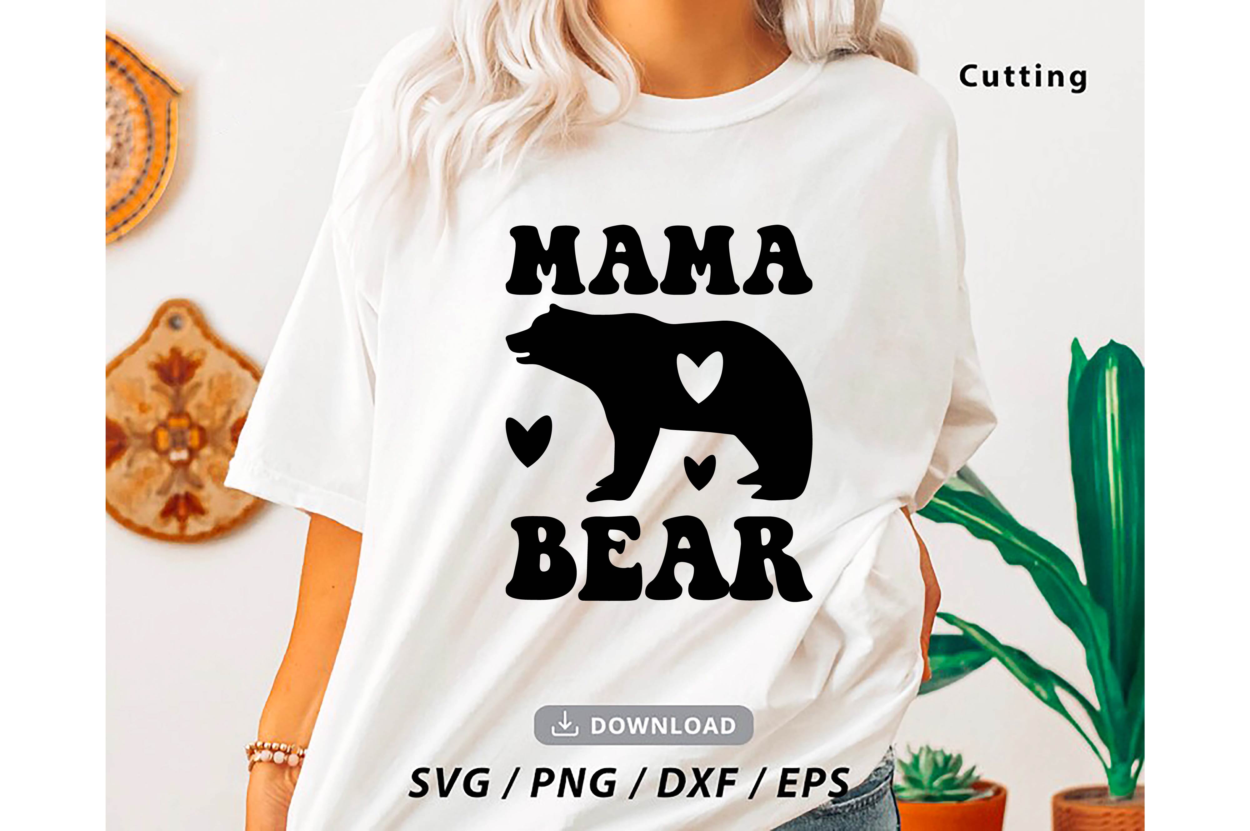 Mommy Bear T-Shirt, Mother's Day Bear Shirt, Mama Bear T-shirt