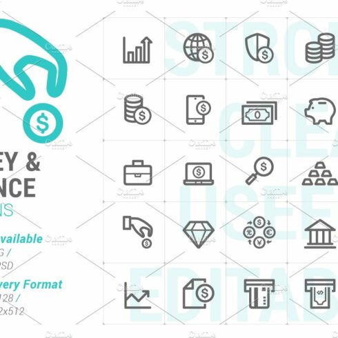 Money & Finance Mini Icon cover image.