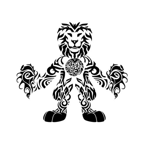 Unique Monkey Tribal Tattoo Artwork cover image.