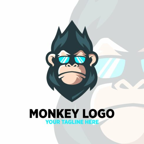 Monkey Cool Logo Templates cover image.