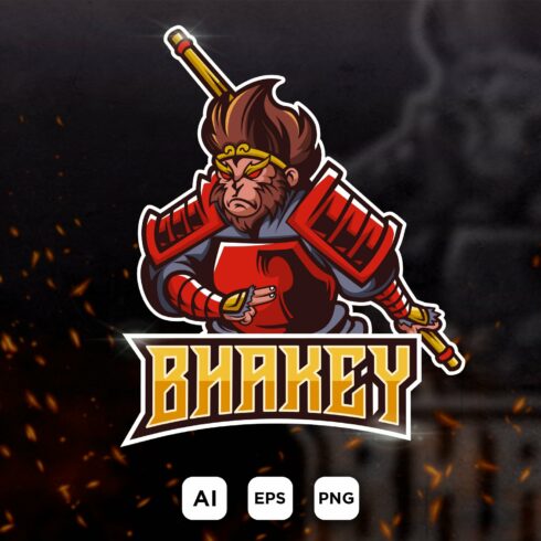 MONKEY - mascot logo for a team cover image.