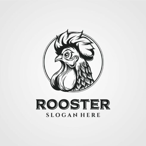 rooster chicken logo vintage cover image.