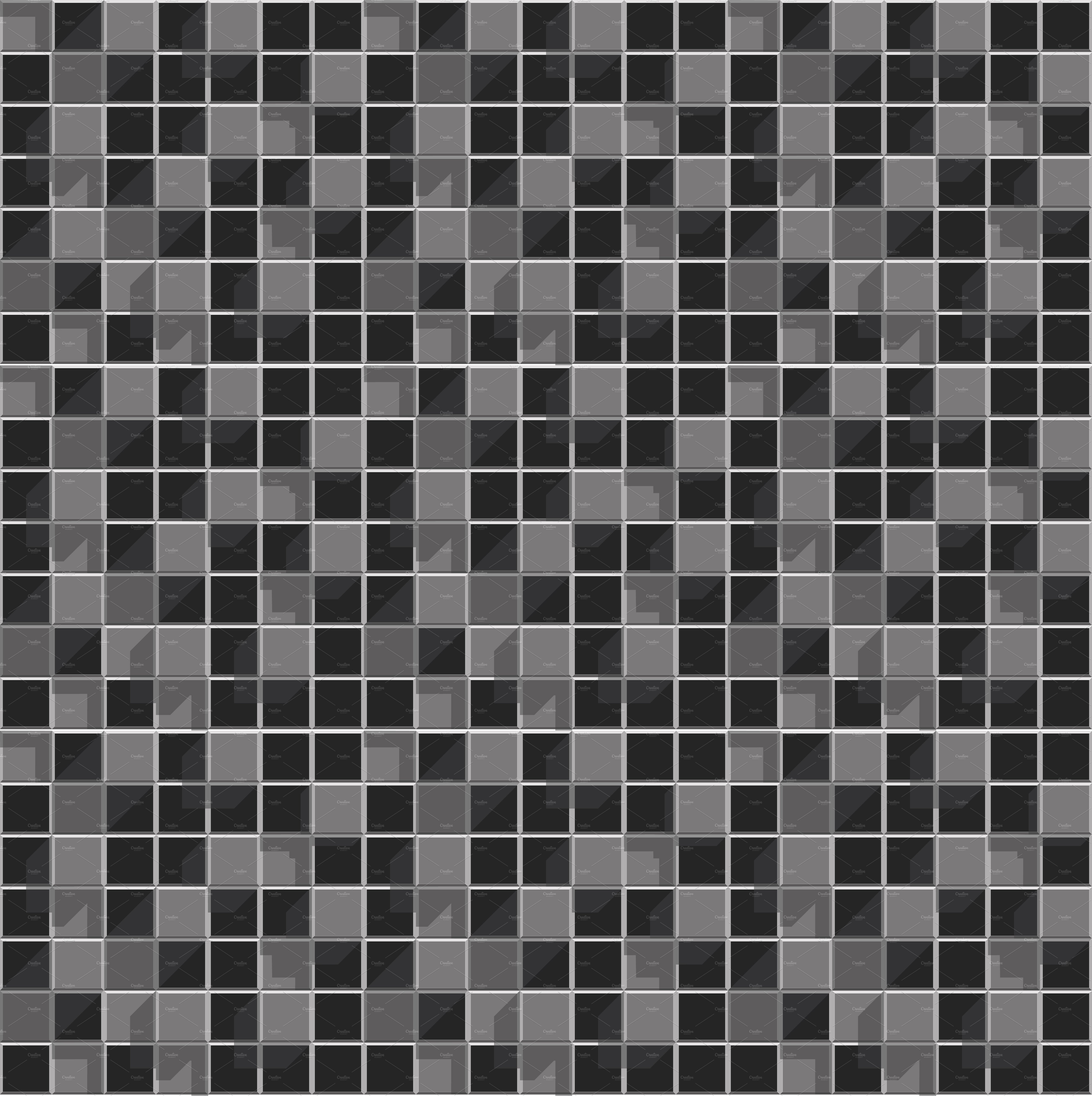 mosaic with random high of tile 1 134