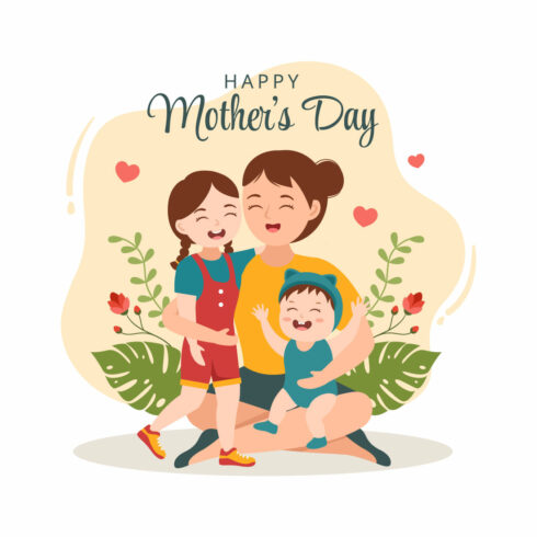14 Happy Mother Day Illustration cover image.