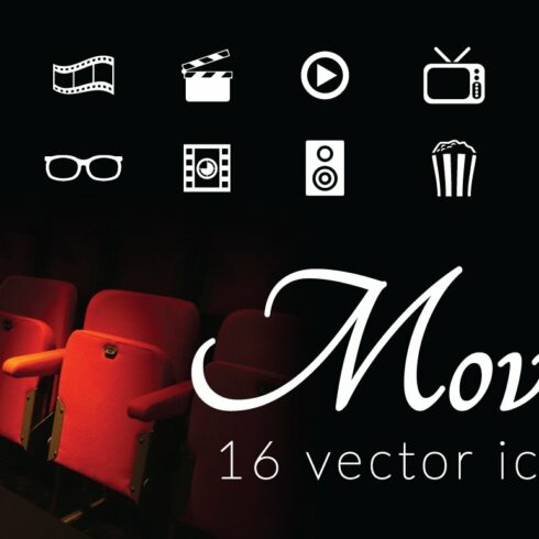 MOVIE - vector icons cover image.
