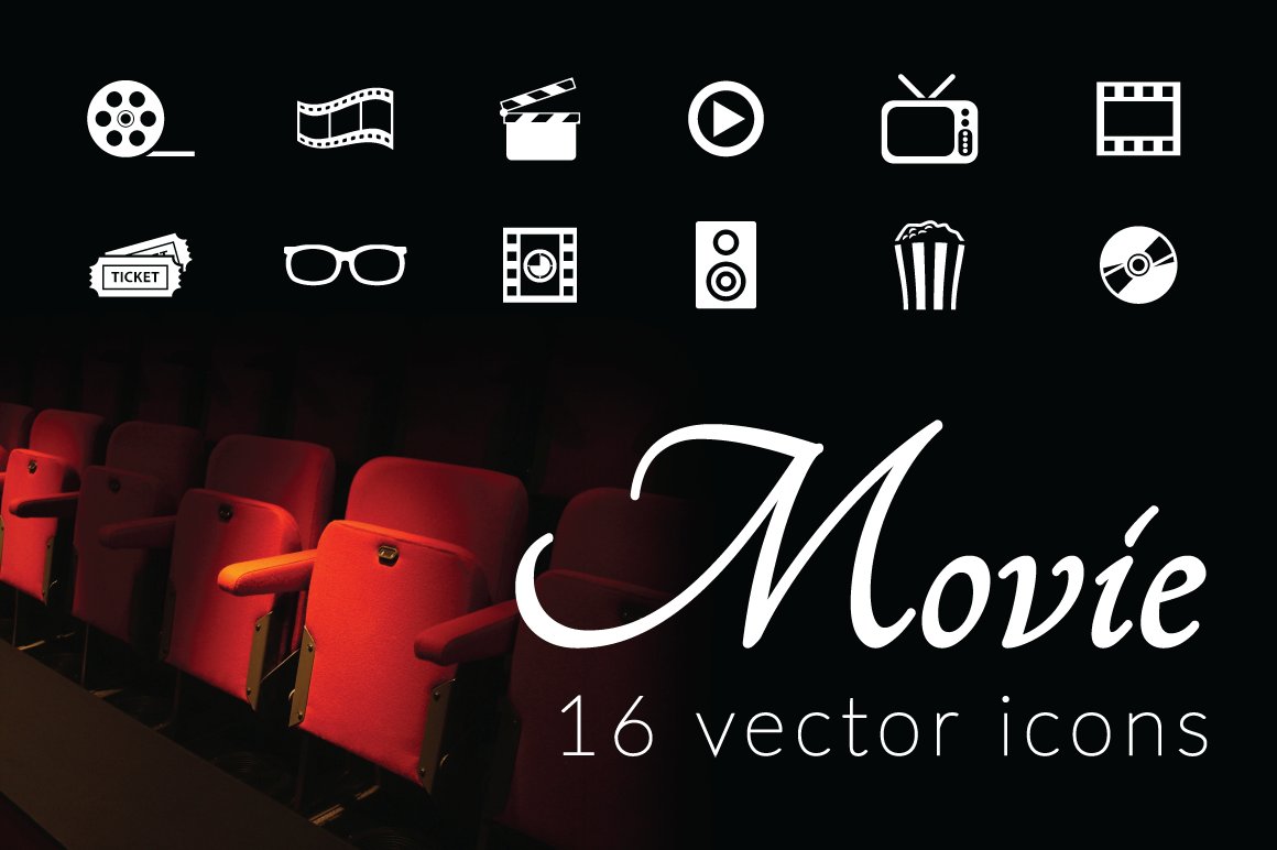 MOVIE - vector icons cover image.