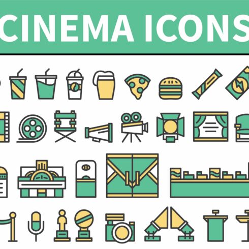 Cinema / Movie / Theater / Film Icon cover image.