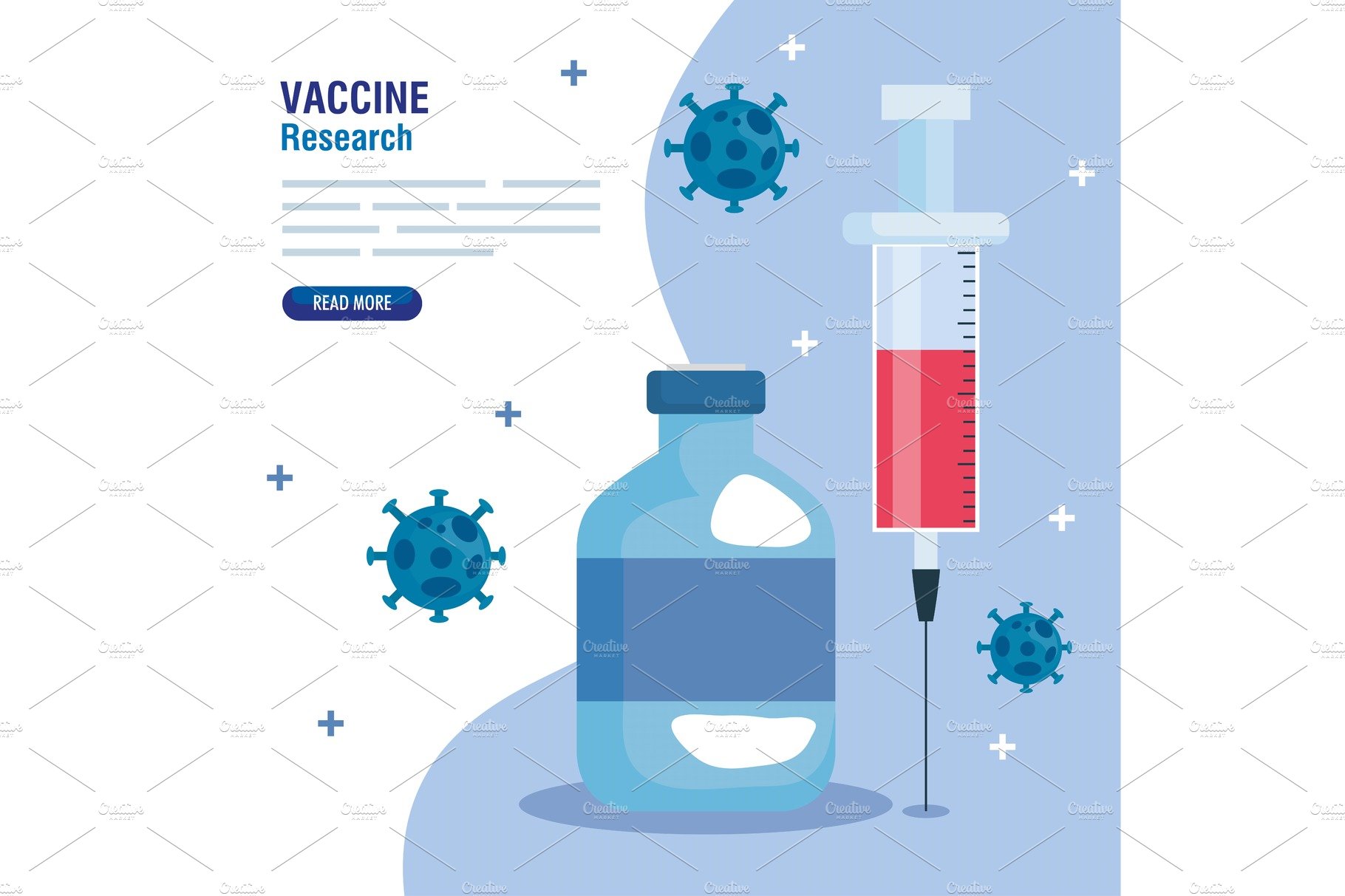 medical vaccine research coronavirus cover image.