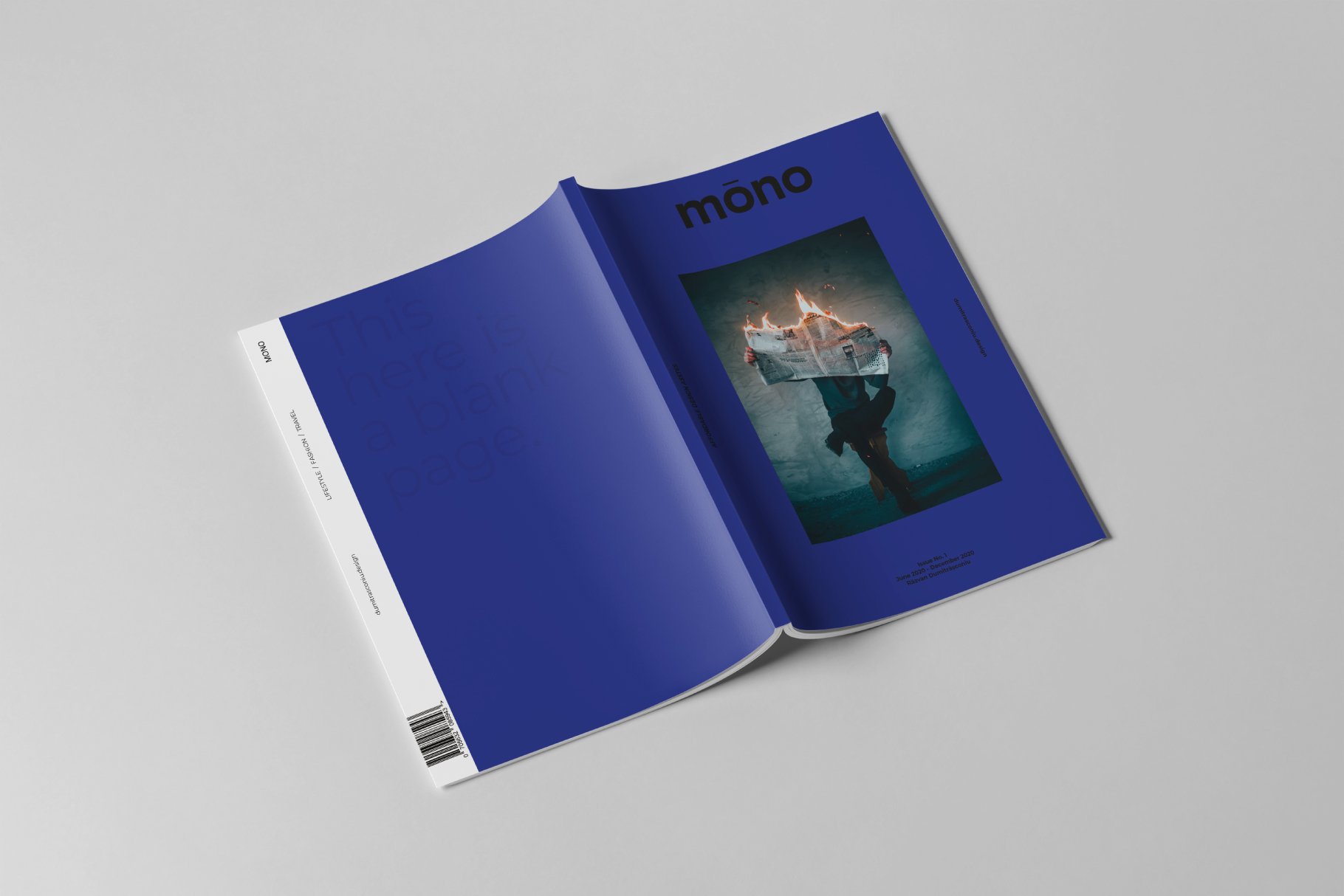 Multipurpose Magazine Template preview image.