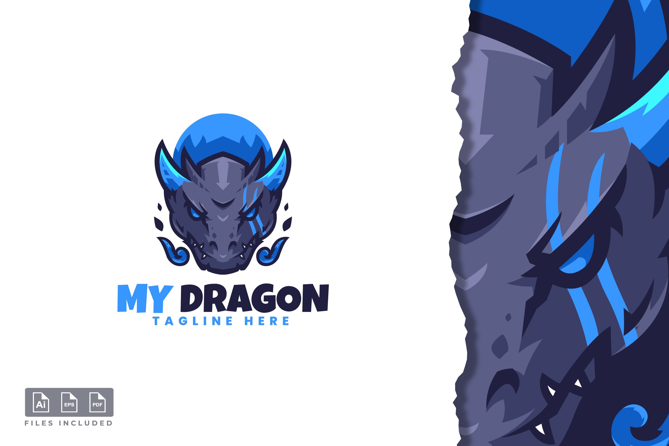 Dragon - Mascot & E-sport Logo cover image.