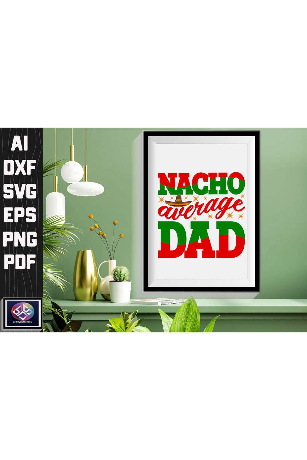 Nacho Average Dad pinterest preview image.