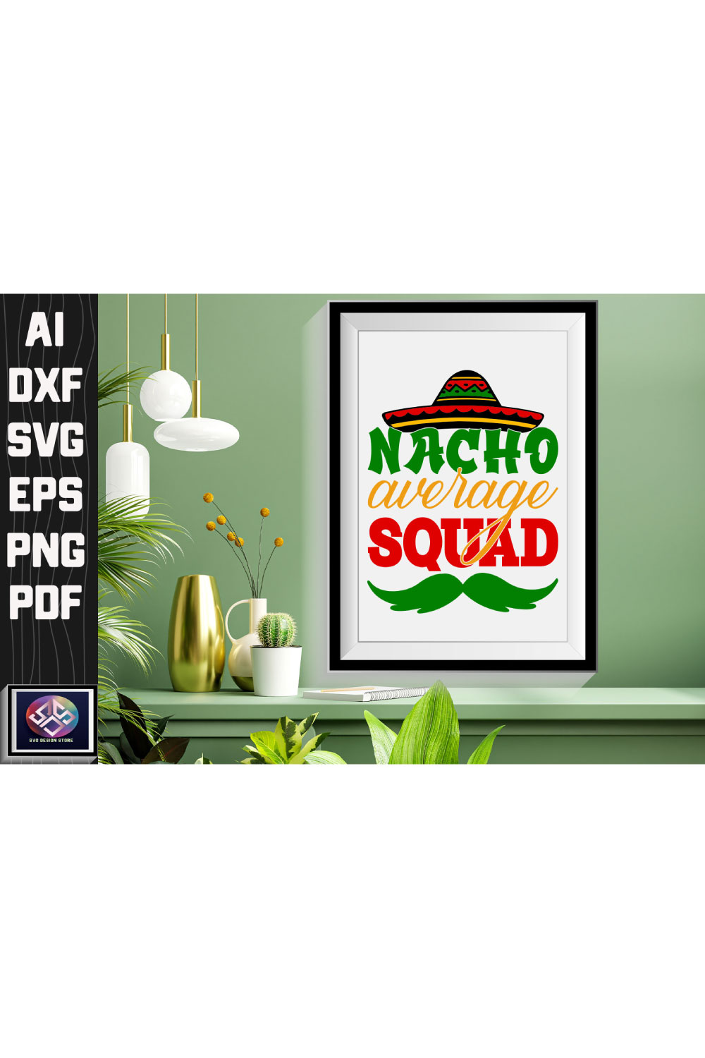 Nacho Average Squad pinterest preview image.