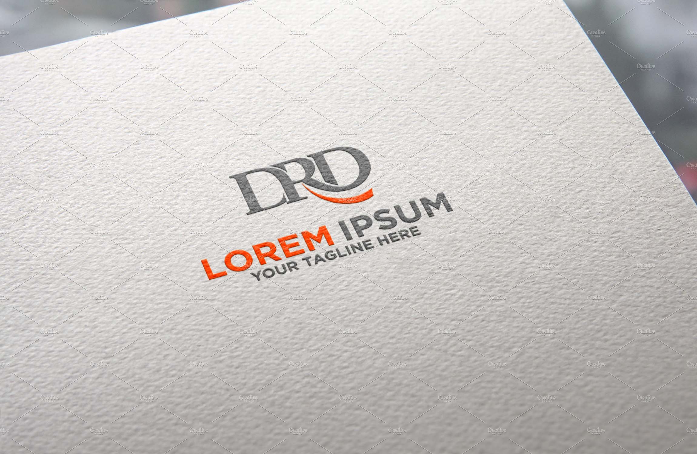 Letter DRD business logo template cover image.