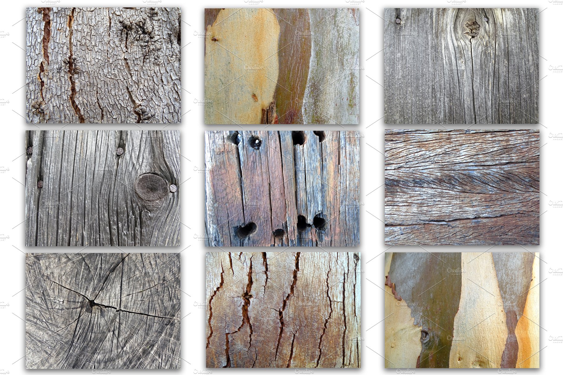 NATURAL WOOD TEXTURES preview image.