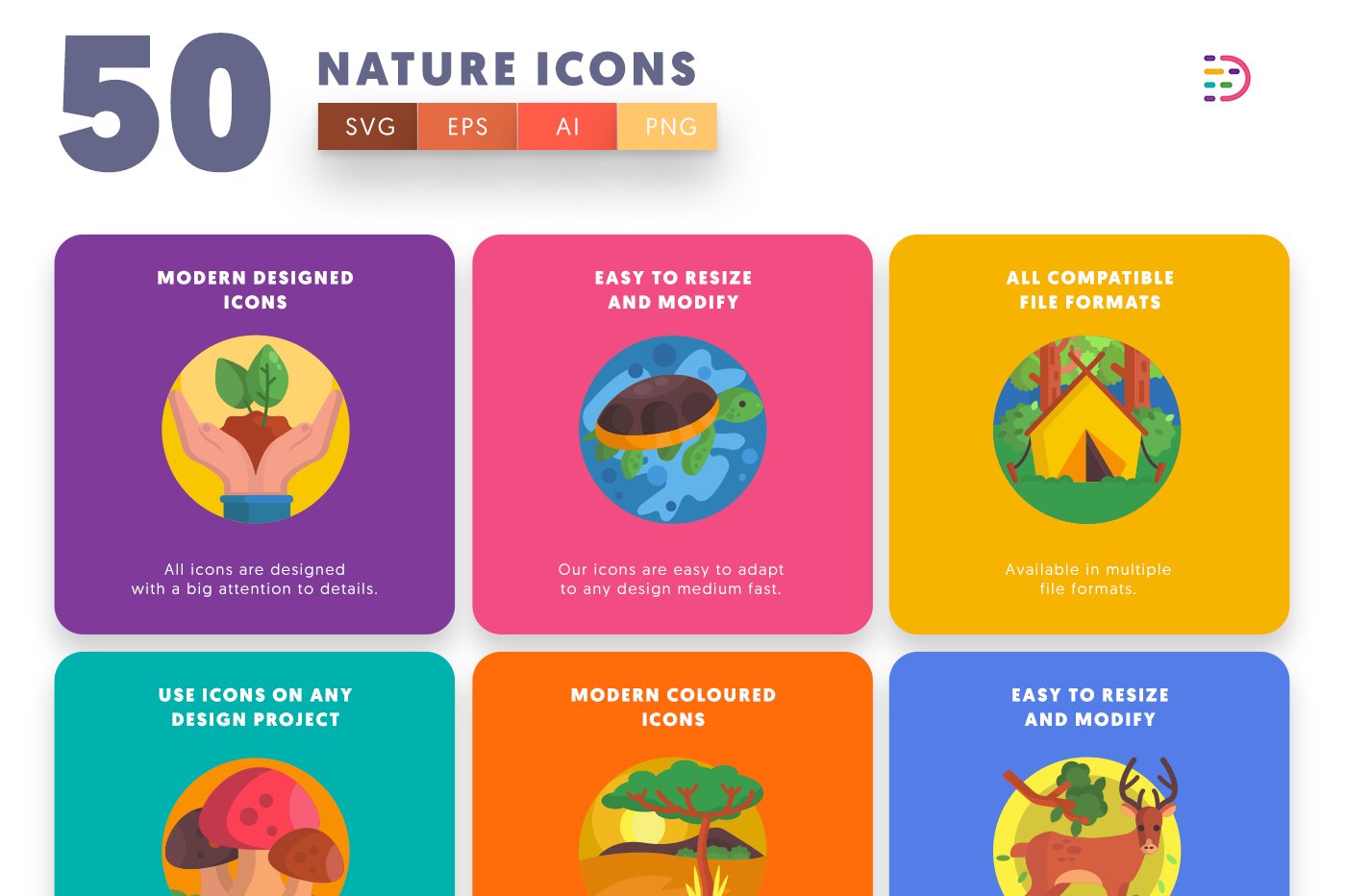 nature icons cover 5 812