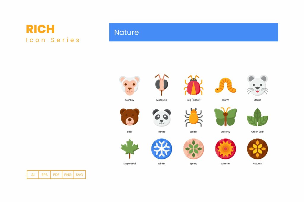 90 Nature Icons | Nature – MasterBundles