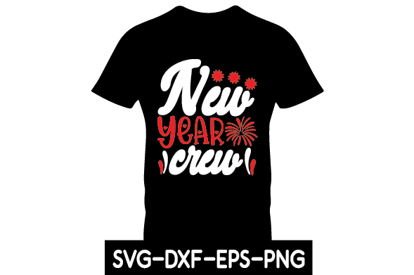 T - shirt with the words new year's eve and fireworks.