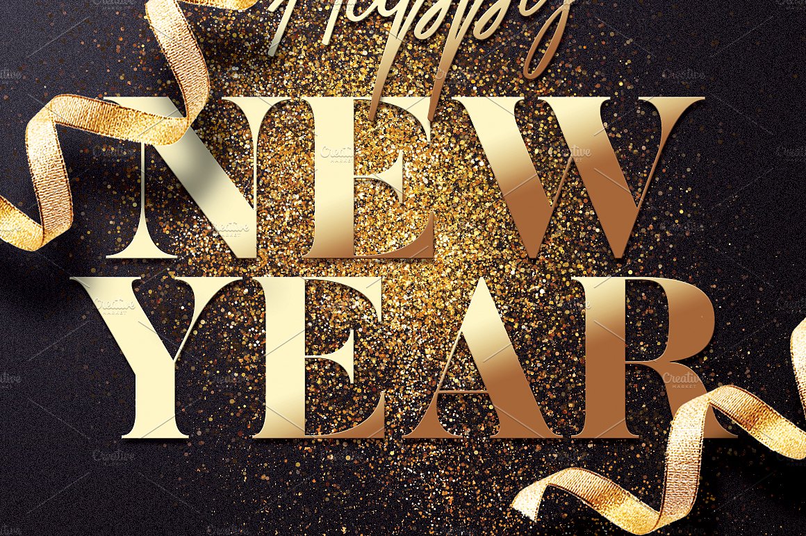 new year eve flyer template closeup 489