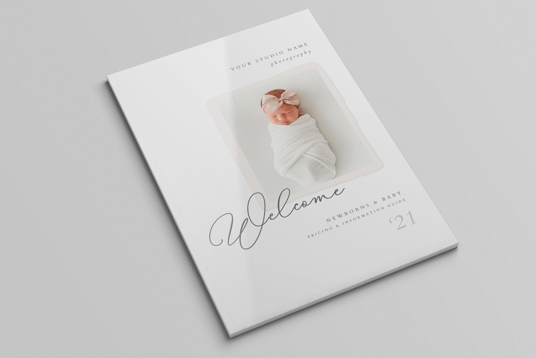 newborn photographer magazine template 494949494 272