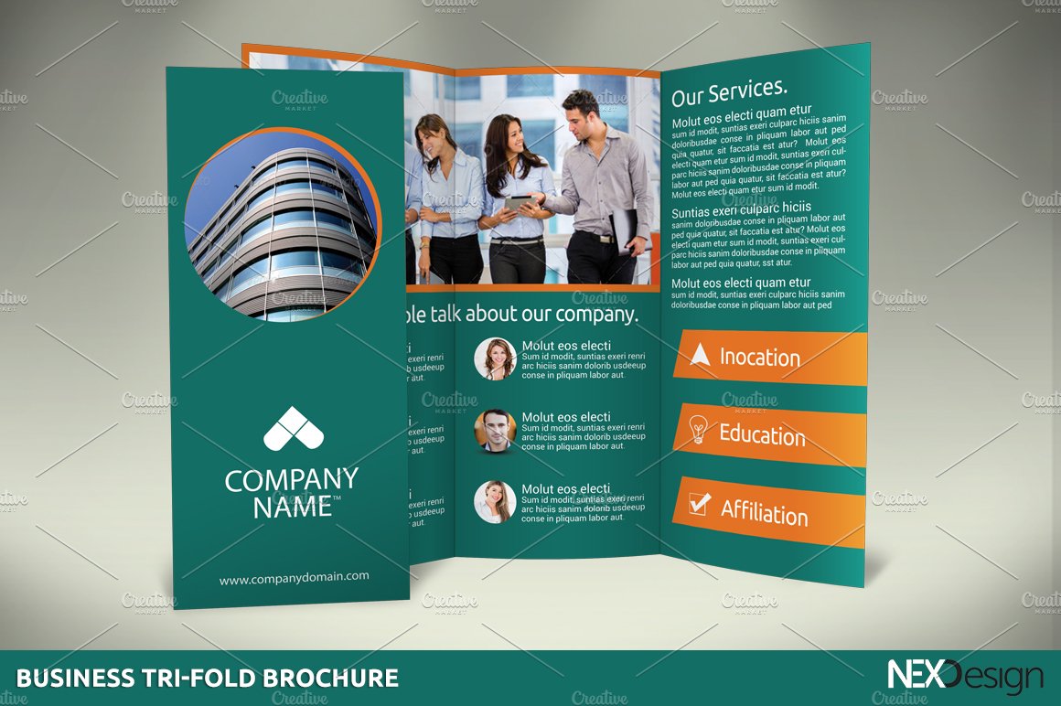 nexdesign business tri fold brochures 28229 176