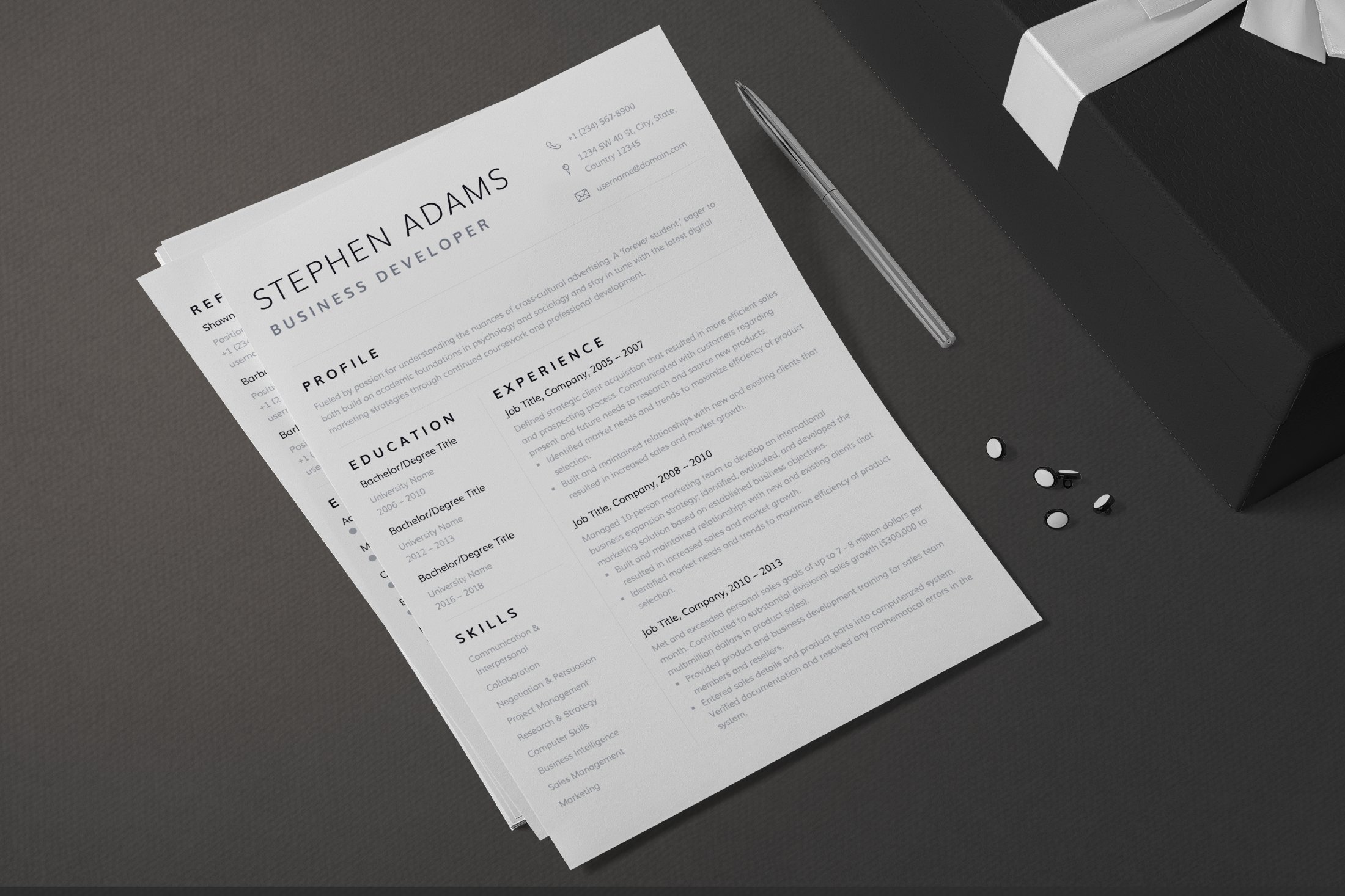 noah resume template 3 708