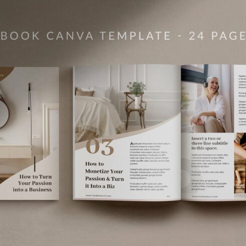 eBook Canva Template | Nordic cover image.