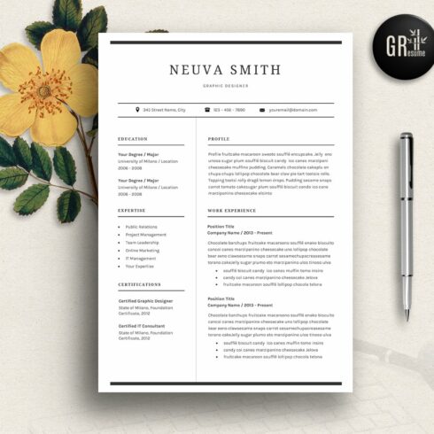 Resume Template | CV Template - 10 cover image.