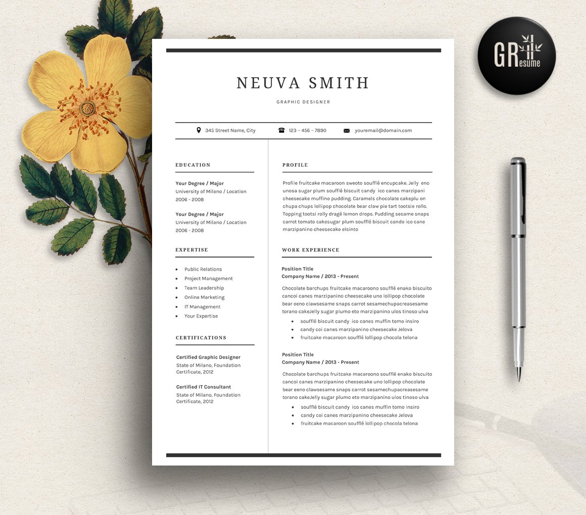 Resume Template | CV Template - 10 cover image.