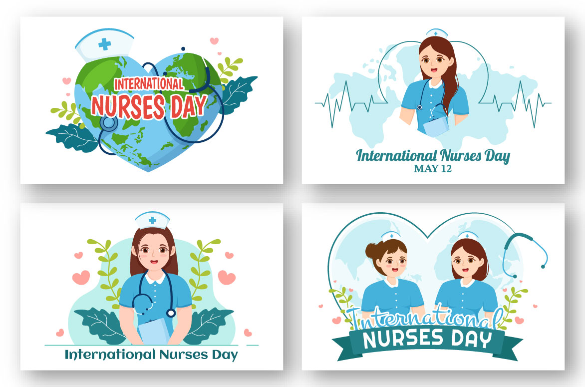 International nurses day cards.