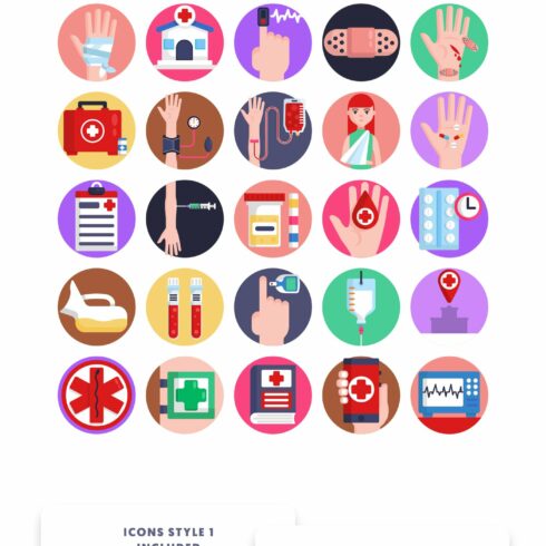 50 Nursing Icons cover image.