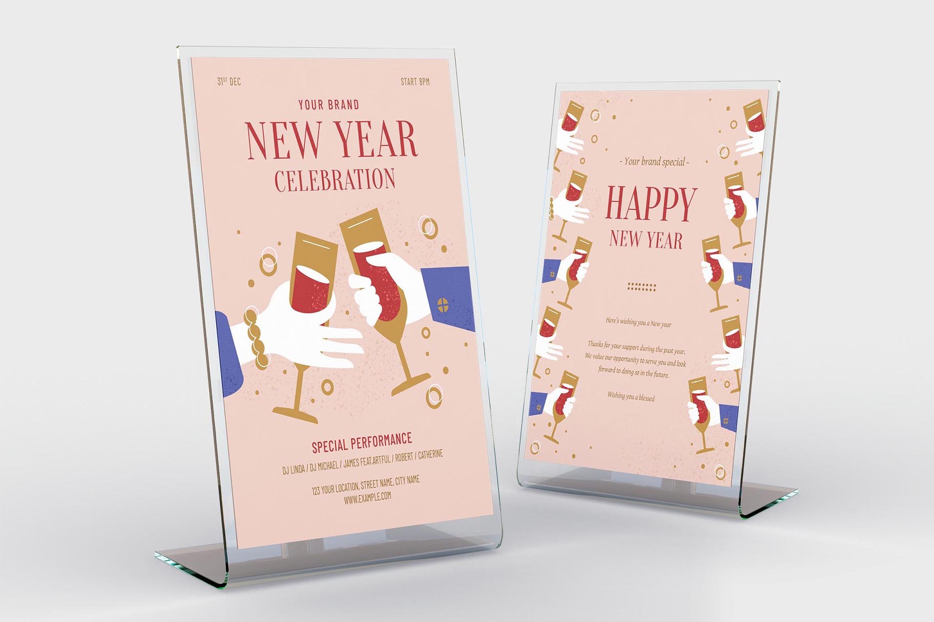 nye flyer templates table tent 143