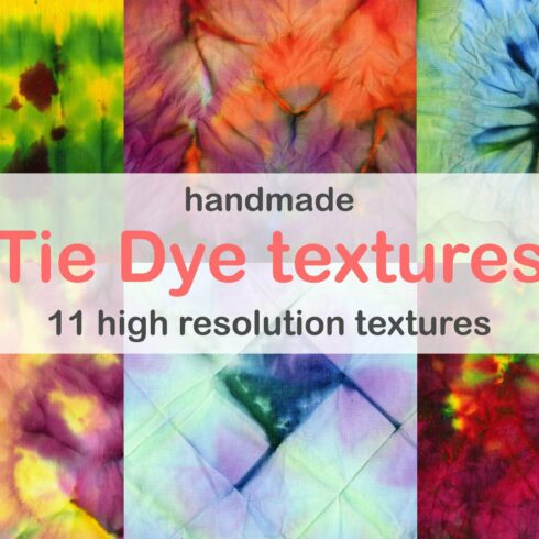 Tie Dye textures cover image.