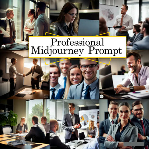 Company Employees Stock Photos Midjourney Prompt cover image.
