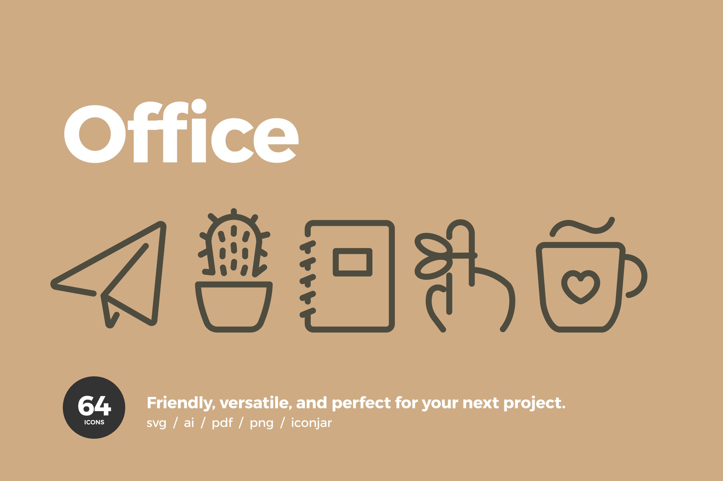 Office Icons — Pixi Line cover image.